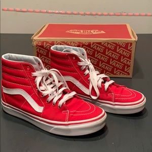 Red High Top Vans